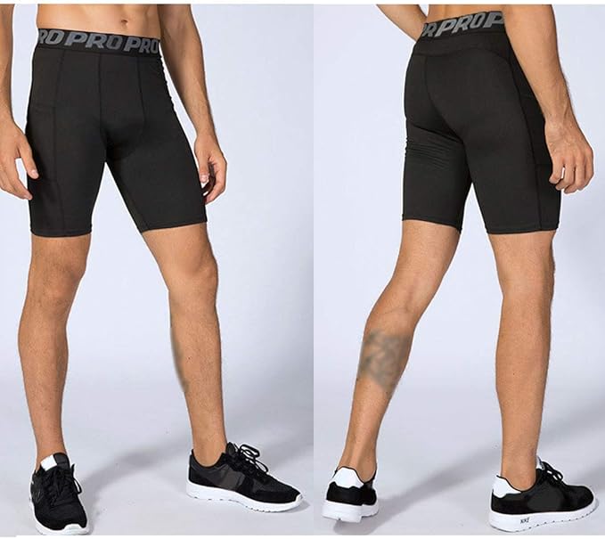 3-Pack Gym Compression Shorts