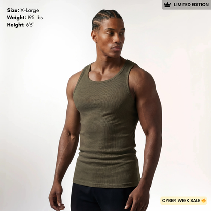 Cotton 340GSM Fitted Tank