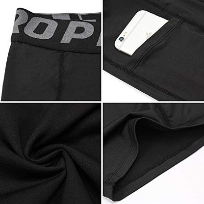 3-Pack Gym Compression Shorts
