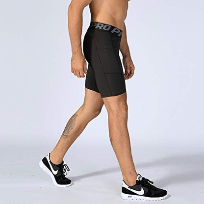 3-Pack Gym Compression Shorts