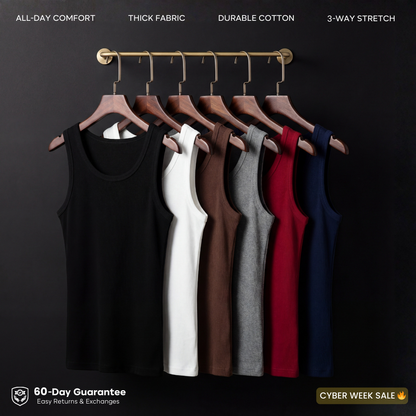 Cotton 340GSM Fitted Tank