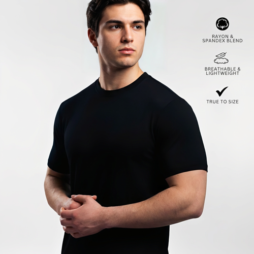 Fitted Blank Cotton Tee