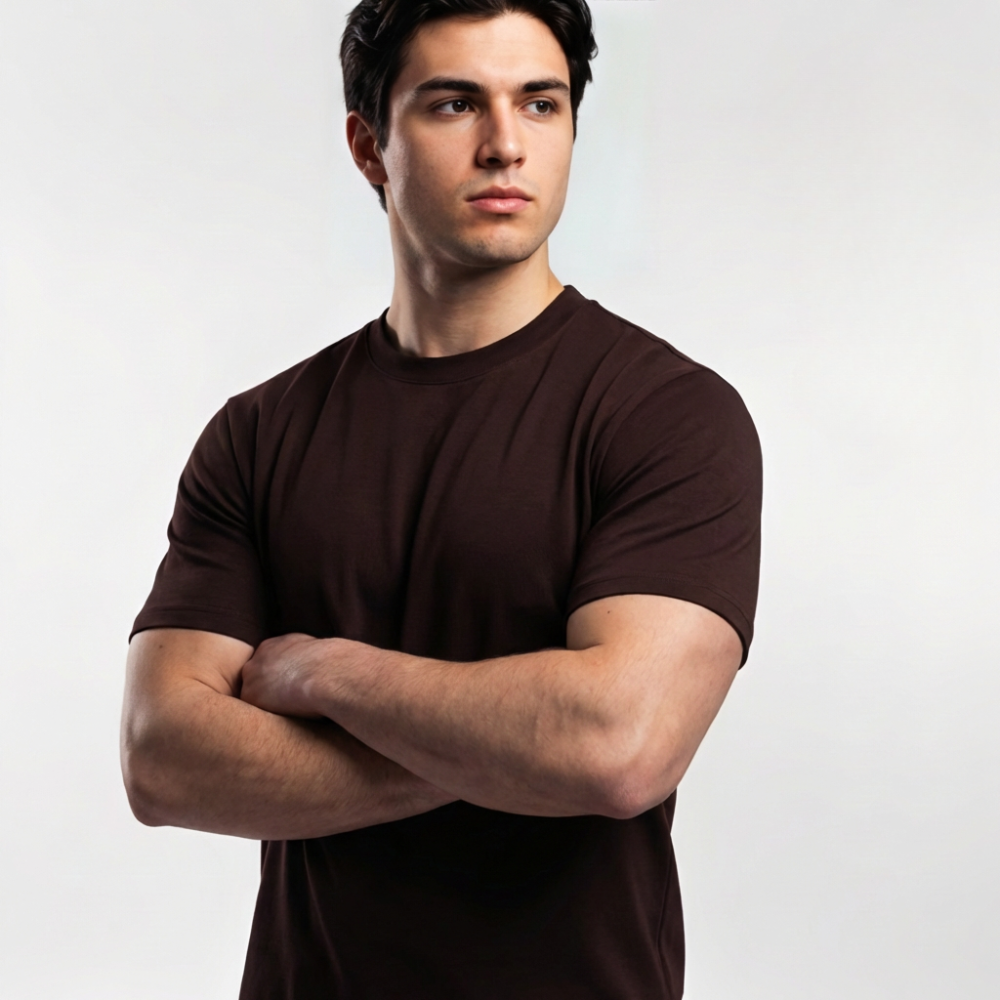 Fitted Blank Cotton Tee