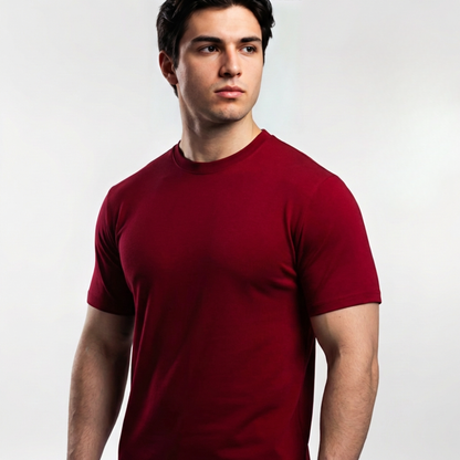 Fitted Blank Cotton Tee