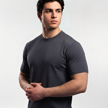 Fitted Blank Cotton Tee