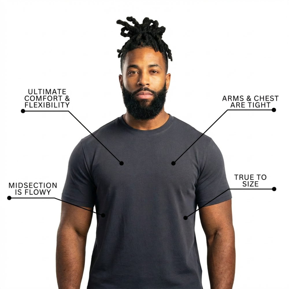 Fitted Blank Cotton Tee