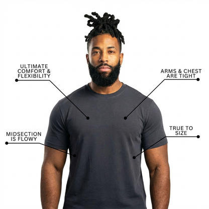 Fitted Blank Cotton Tee