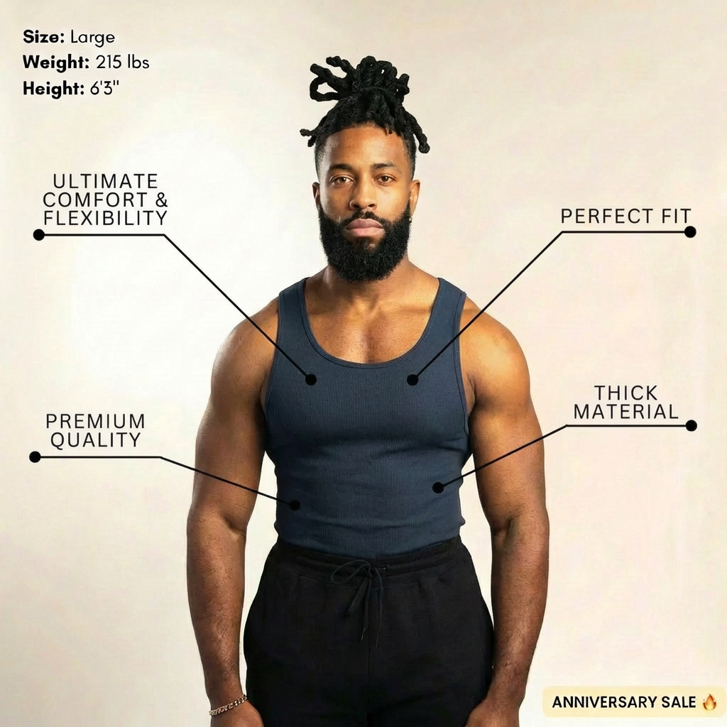 Cotton 340GSM Fitted Tank